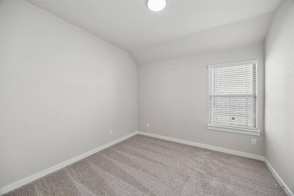 Bedroom in the Emmy II home plan - REPRESENTATIVE PHOTO