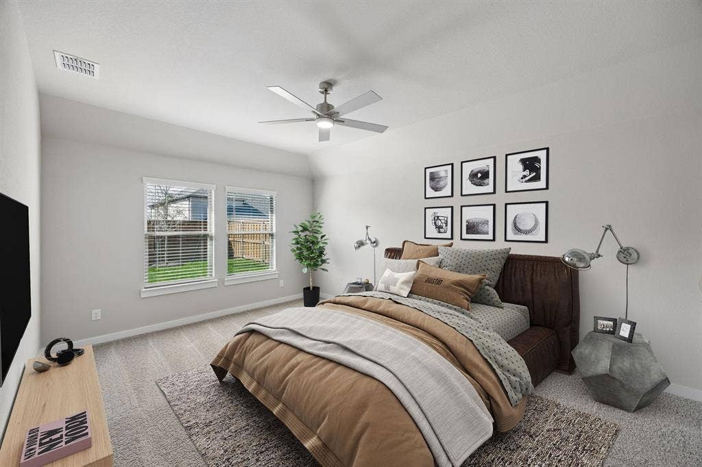 Primary Suite in the Emmy II home plan - REPRESENTATIVE PHOTO