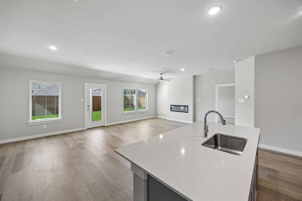 Open Floor Plan in the Emmy II home plan - REPRESENTATIVE PHOTO