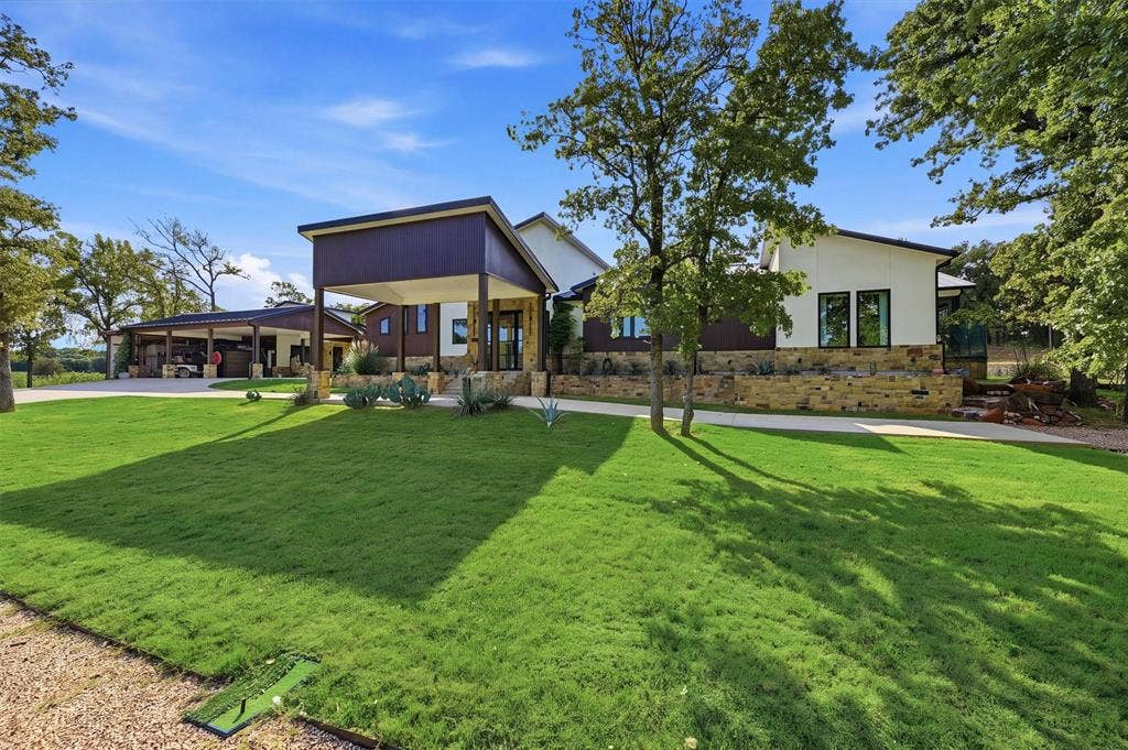 Front of the home - Casita and carport to the left