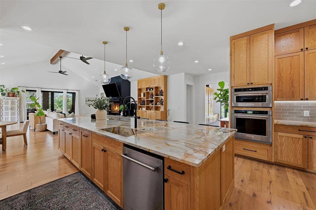 Kitchen - all stainless steel KitchenAid appliances
