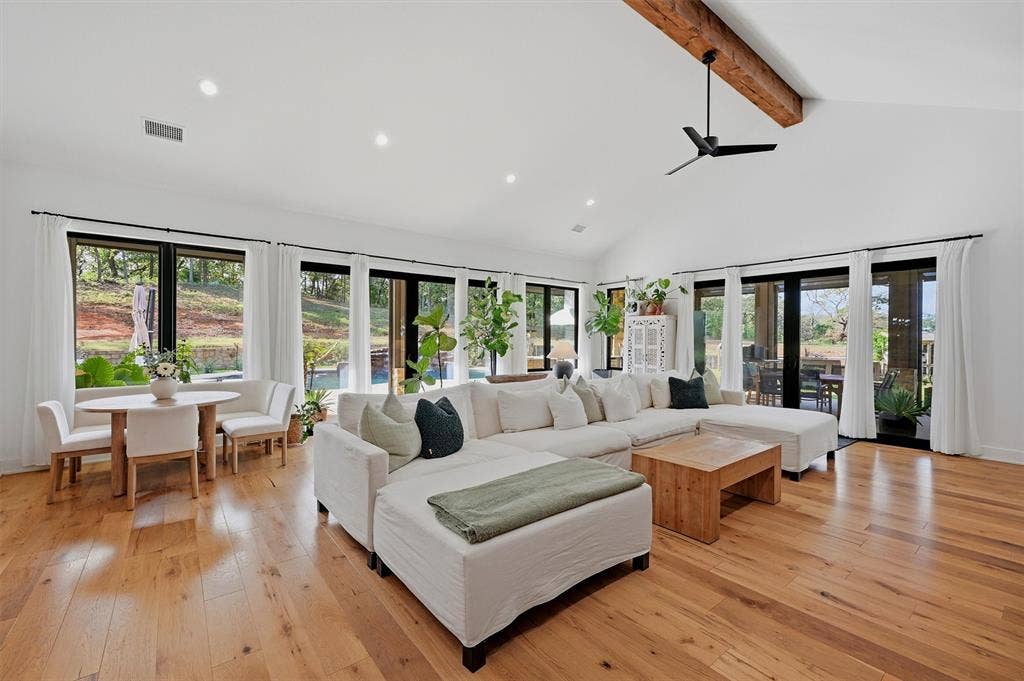 Living  and Dining Area - open floorplan.