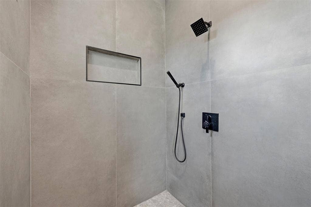 Primary bathroom - large, free standing shower