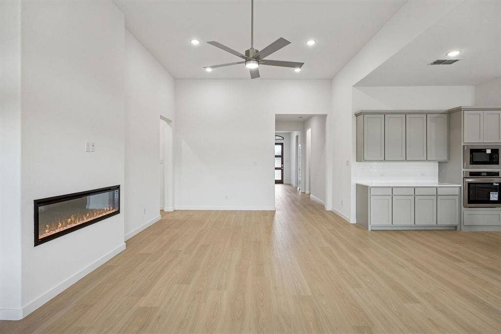 Living Room in the Gilmour II home plan – REPRESENTATIVE PHOTO