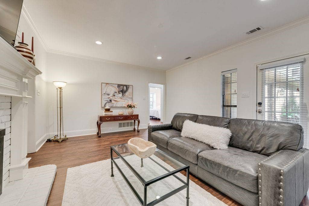 Spacious living area.