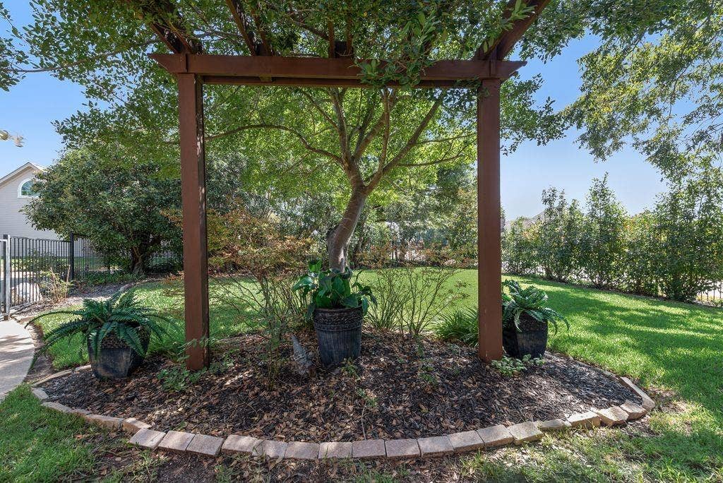 Beautiful yard.