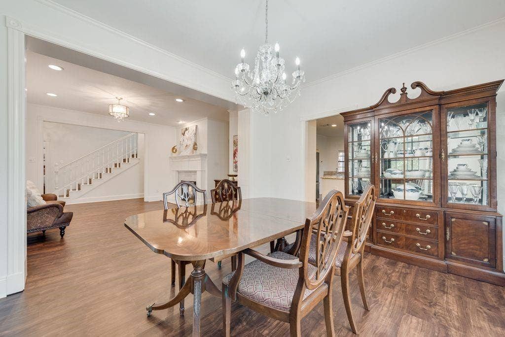 Formal dining area perfect for entertaining.