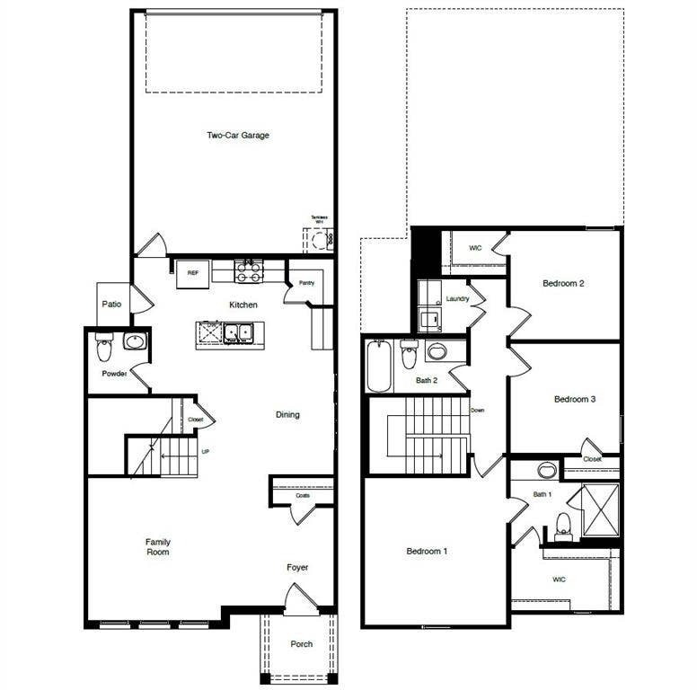 D.R. Horton's Almond floor plan - All Home and community information, including pricing, included features, terms, availability and amenities, are subject to change at any time without notice or obligation. All Drawings, pictures, photographs, video, square footages, floor plans, elevations, features, colors and sizes are approximate for illustration purposes only and will vary from the homes as built.