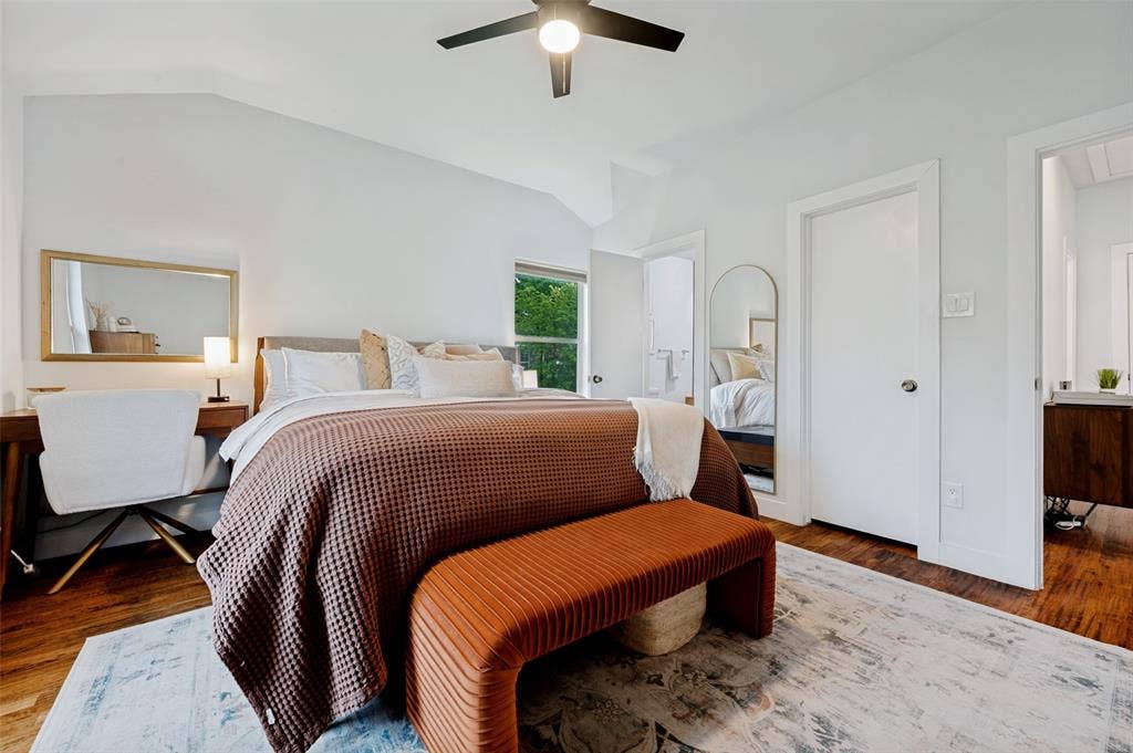 506 N Chestnut Street, McKinney, TX 75069 Main Residence | Spacious Primary Bedroom with Abundant Natural Light