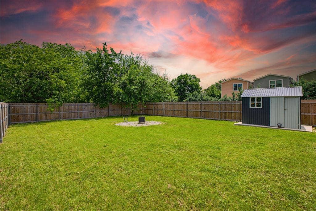 506 N Chestnut Street, McKinney, TX 75069 Expansive Fenced Backyard | Generous Green Space + Storage Shed