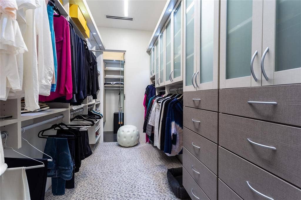 One of two Primary California Closets.