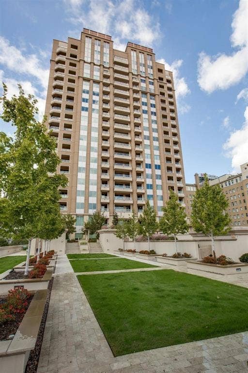 The Grand Lawn an oasis for residents and their pets.