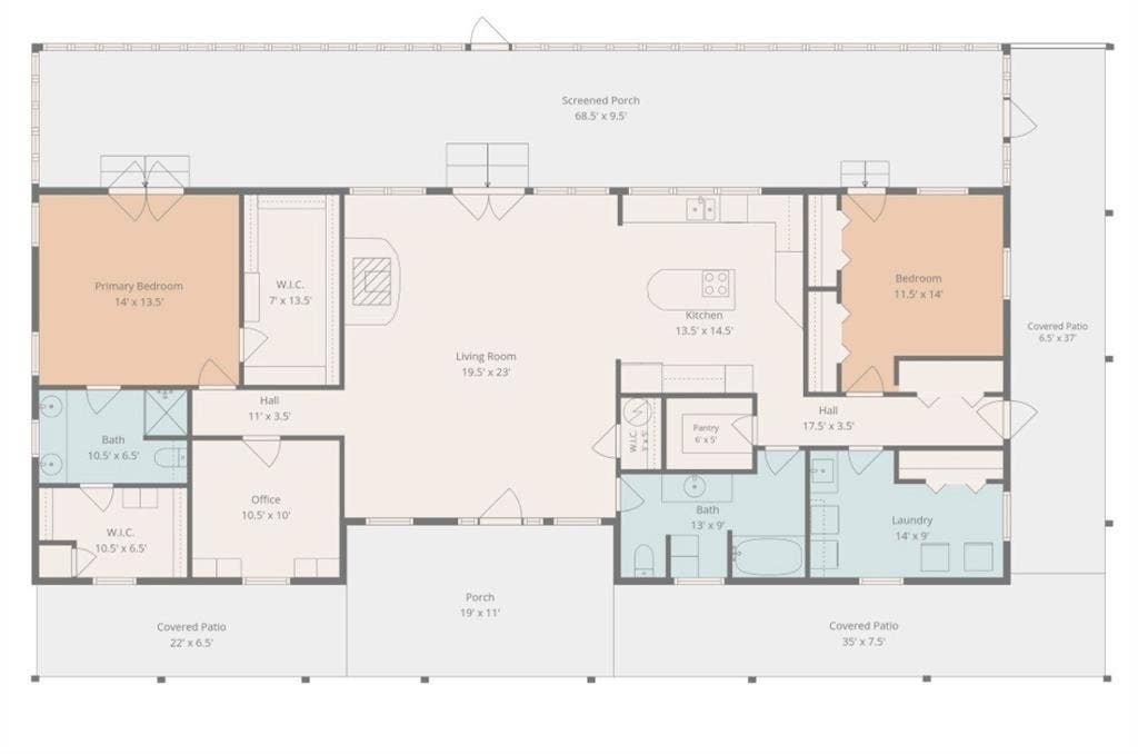 Floor Plan- Main Home