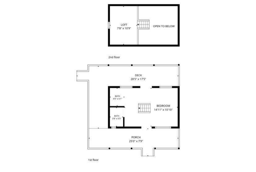Floor Plan- Wood Cabin