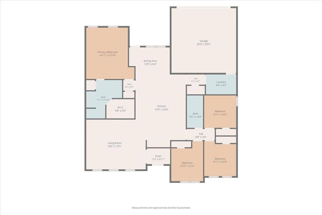 408 Northgate Drive, Terrell, TX 75160 Floor plan