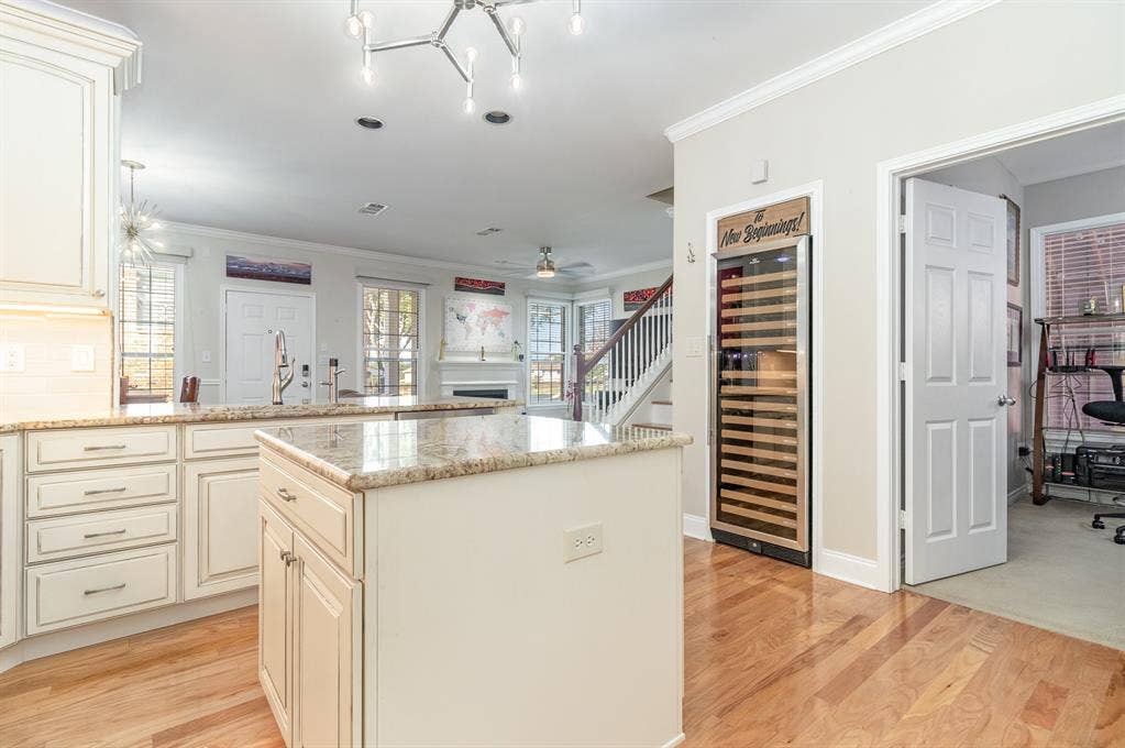 2800 Keller Springs Road, #8C, Carrollton, TX 75006 Custom 200-bottle wine fridge is included in the kitchen, ready for your sommelier talents!