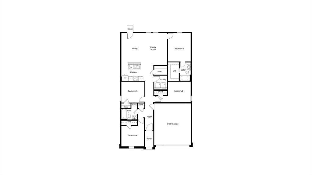 D.R. Horton's Baylor floor plan - All Home and community information, including pricing, included features, terms, availability and amenities, are subject to change at any time without notice or obligation. All Drawings, pictures, photographs, video, square footages, floor plans, elevations, features, colors and sizes are approximate for illustration purposes only and will vary from the homes as built.