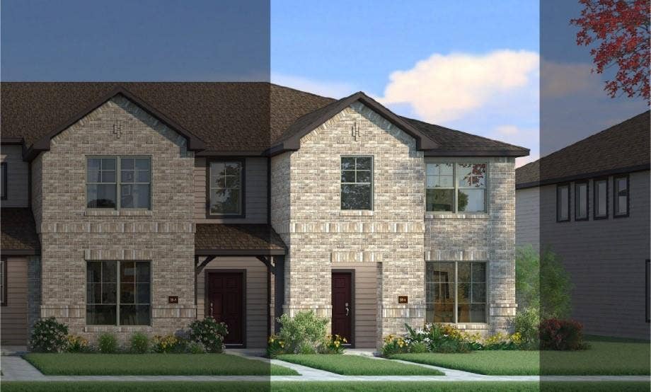 269 Territory Trail, #25, Fort Worth, TX 76120 Brick Elevations_2023_T22Houston5B501 Houston 5B5