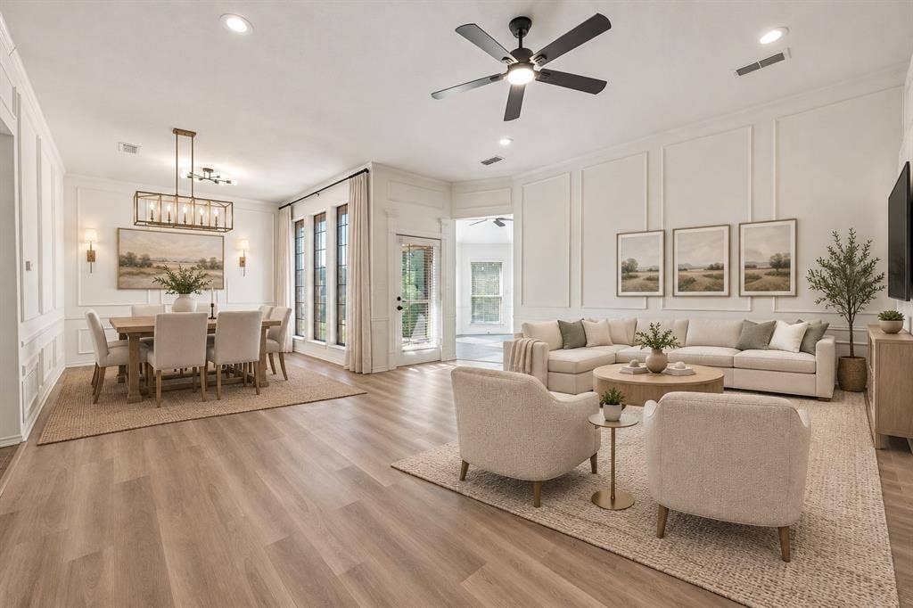4913 Van Ness Street, Garland, TX 75043 virtually staged