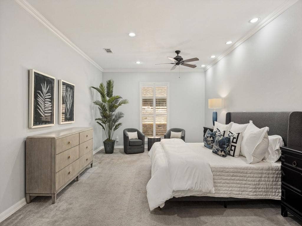 5718 Trail Meadow Drive, Dallas, TX 75230 Room for a king bed and a full furniture layout