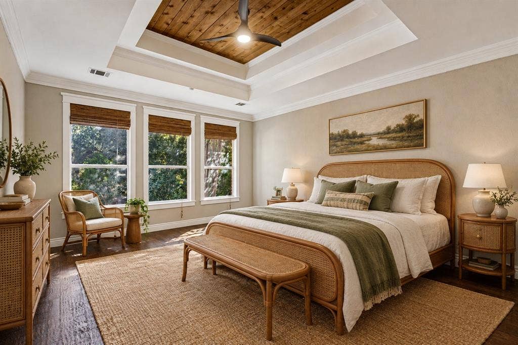 VIRTUALLY STAGED PRIMARY BEDROOM