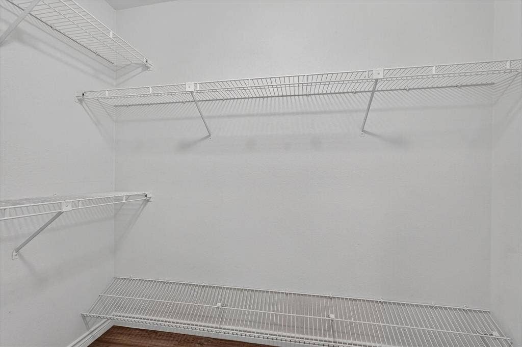 12660 Hillcrest Road, #5204, Dallas, TX 75230 White wire shelving system