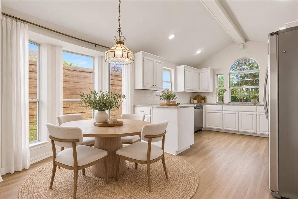 6505 Mission Ridge Road, Plano, TX 75023 Virtually staged breakfast nook