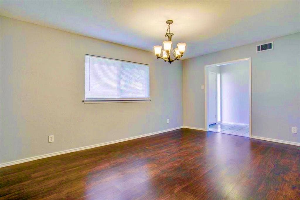 505 Melrose Drive, Richardson, TX 75080 Entrance and Dining Room or Formal Living Room