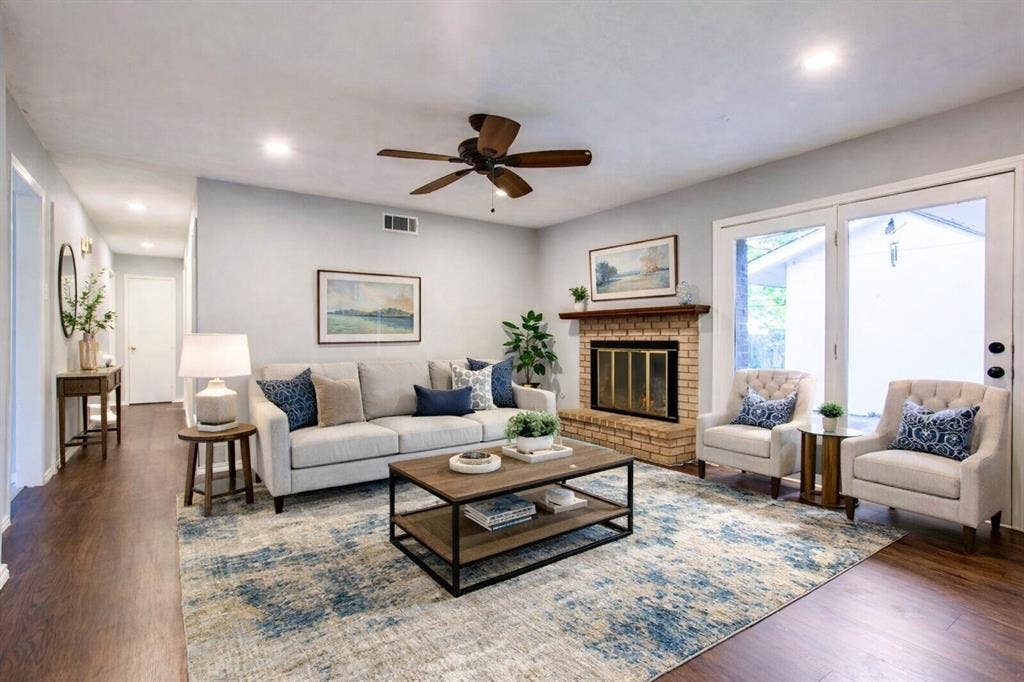 505 Melrose Drive, Richardson, TX 75080 Virtually staged