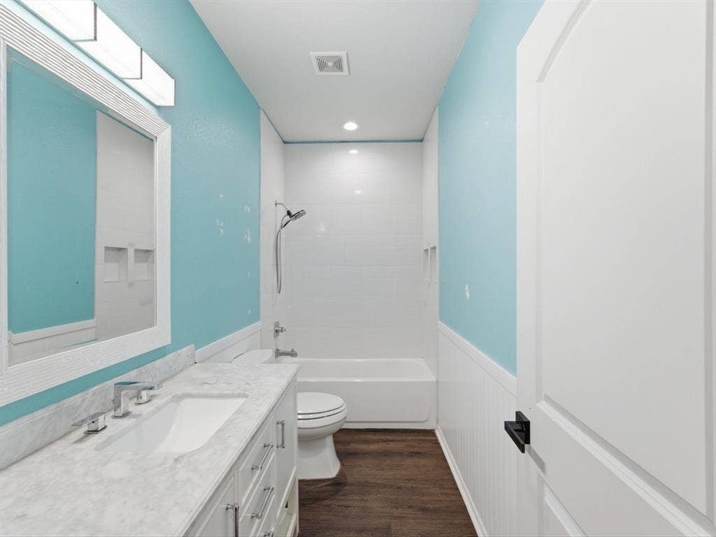 hallway bathroom