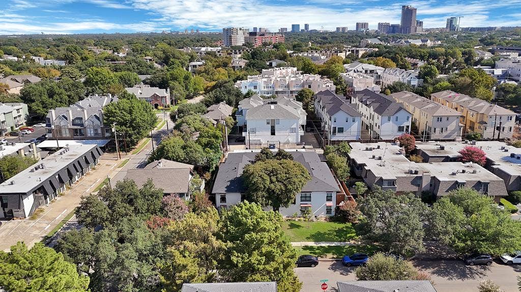 4120 Bowser Avenue, #D, Dallas, TX 75219 View from Bowser Ave