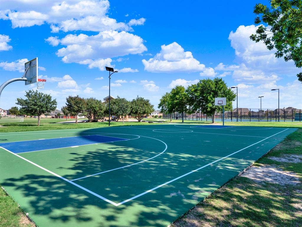 Community basketball and tennis courts offer easy ways to stay active and enjoy time outdoors. Challenge a friend to a match or join neighbors for a pickup game after work.