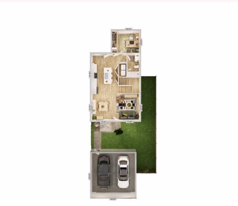View of floor plan / room layout