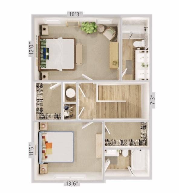 View of home floor plan