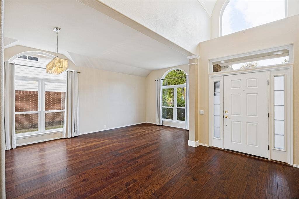 sitting room and dining room