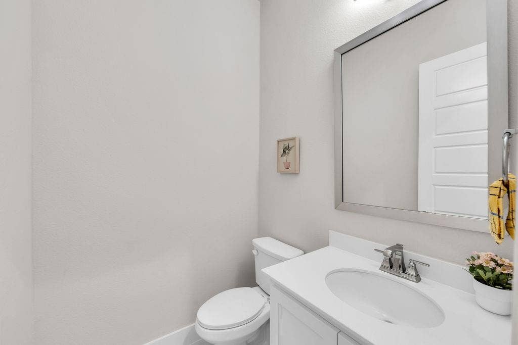 2971 Gaulding Drive, Prosper, TX 75078 White vanity with integrated sink