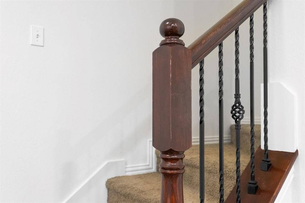 8617 Trolley Trail, McKinney, TX 75070 Decorative iron balusters.