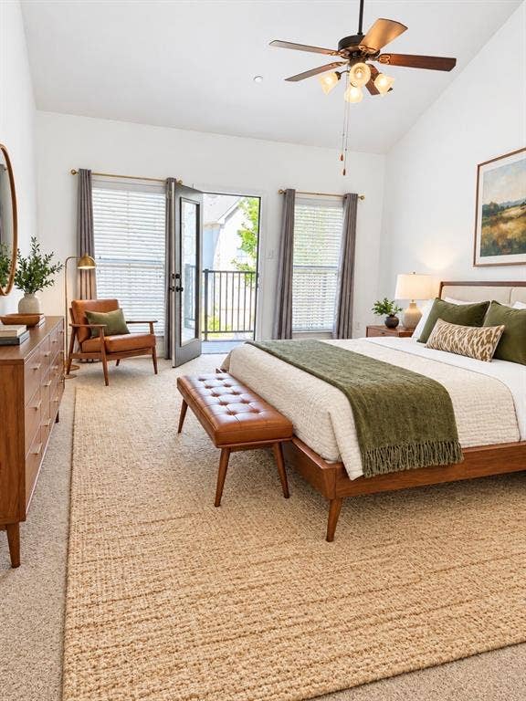 8617 Trolley Trail, McKinney, TX 75070 Virtually staged Primary Suite with direct Balcony Access.