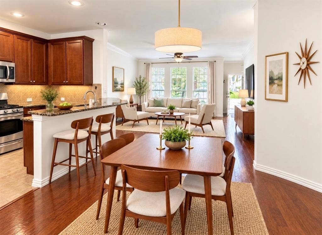 8617 Trolley Trail, McKinney, TX 75070 Virtually staged dining room.