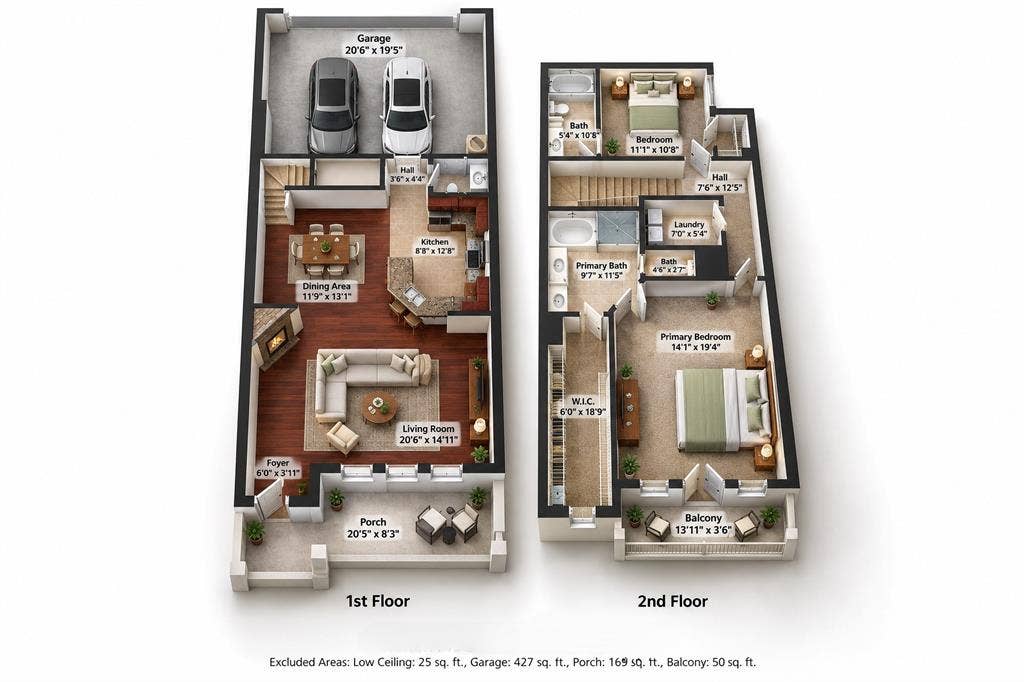8617 Trolley Trail, McKinney, TX 75070 Great floor plan with large rooms and great storage.