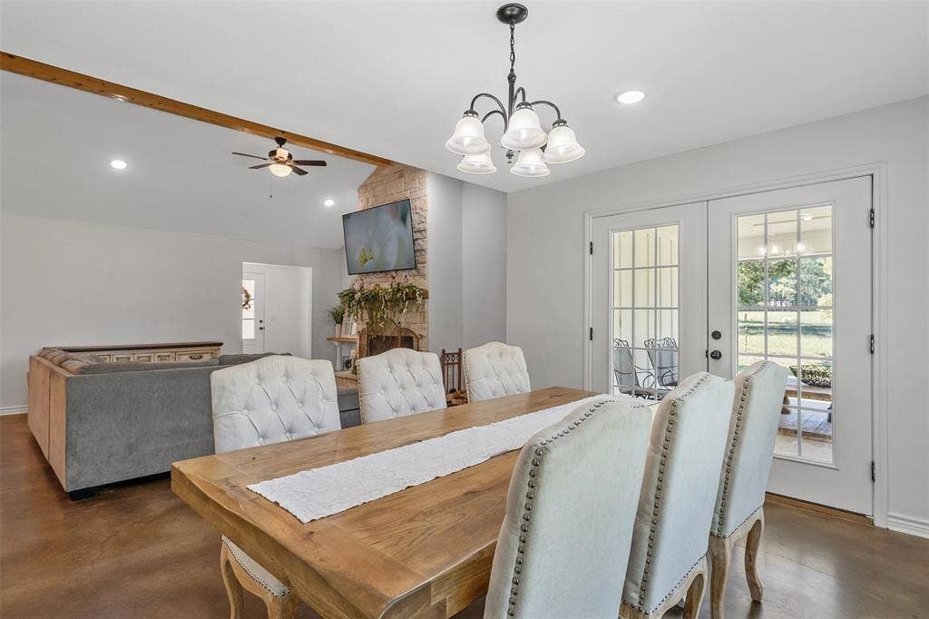 19731 County Road 4130, Lindale, TX 75771 French doors with transom windows