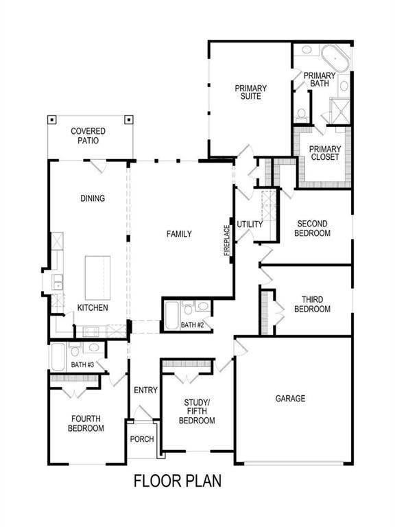 501 Loggia Way, Little Elm, TX 75068 Floor Plan