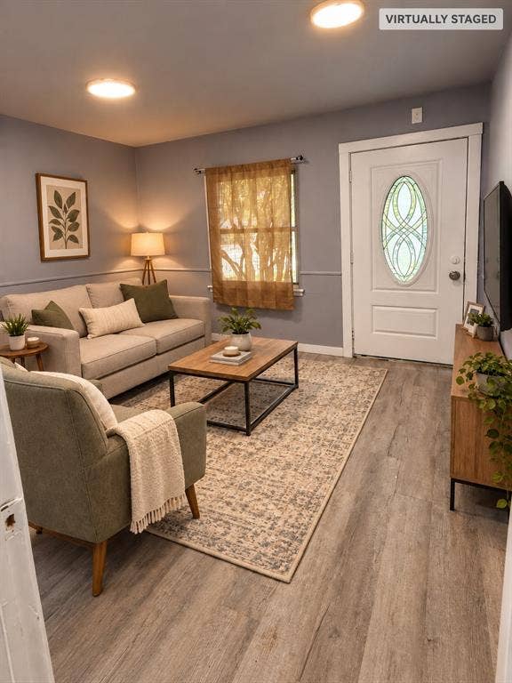 605 Biggs Terrace, Arlington, TX 76010 Living room potential with virtual staging