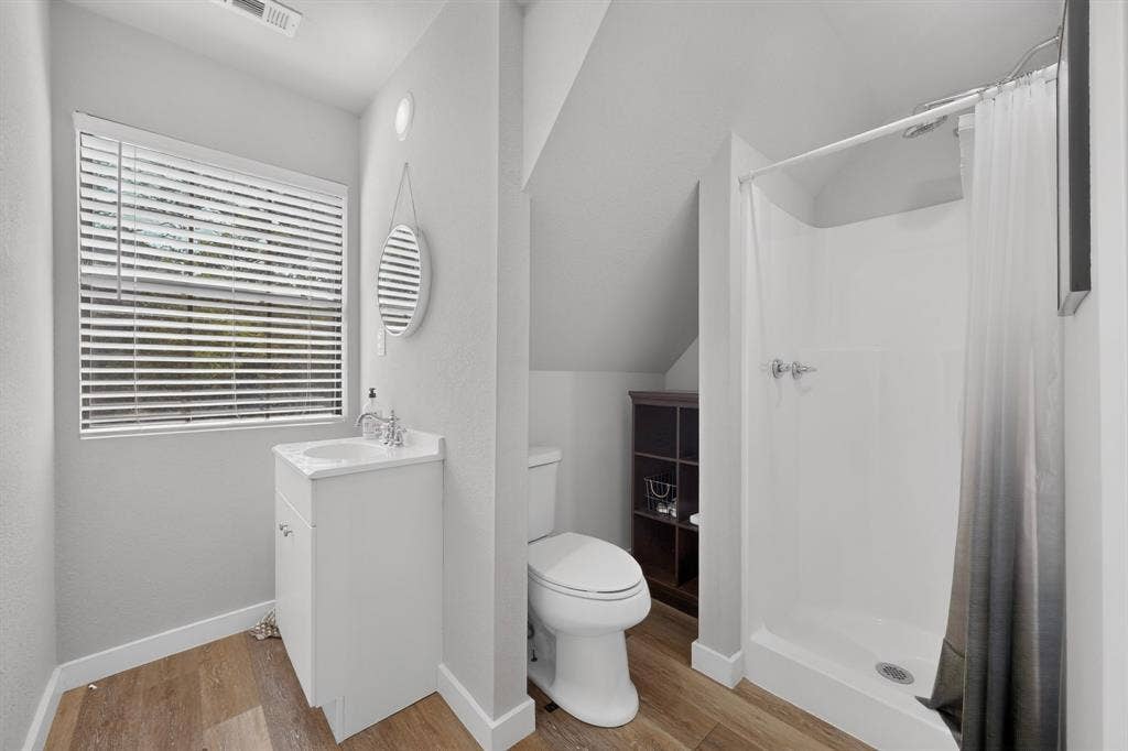 Loft Apartment Full Bathroom with Walk in Shower