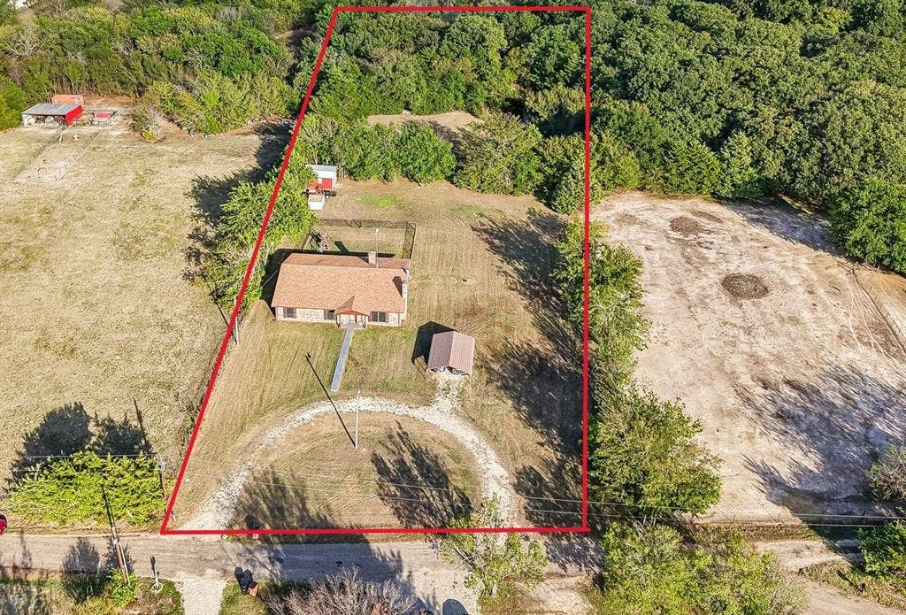 Aerial View - Property Lines are approximate