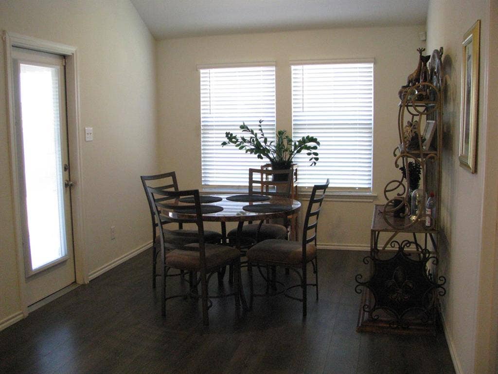 1322 Bushel Drive, Royse City, TX 75189 Separate large dining area with plenty of natural light.