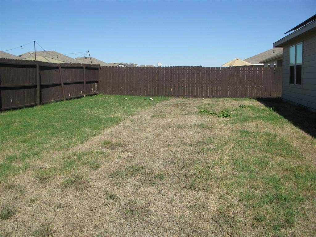1322 Bushel Drive, Royse City, TX 75189 Another view of the large backyard.