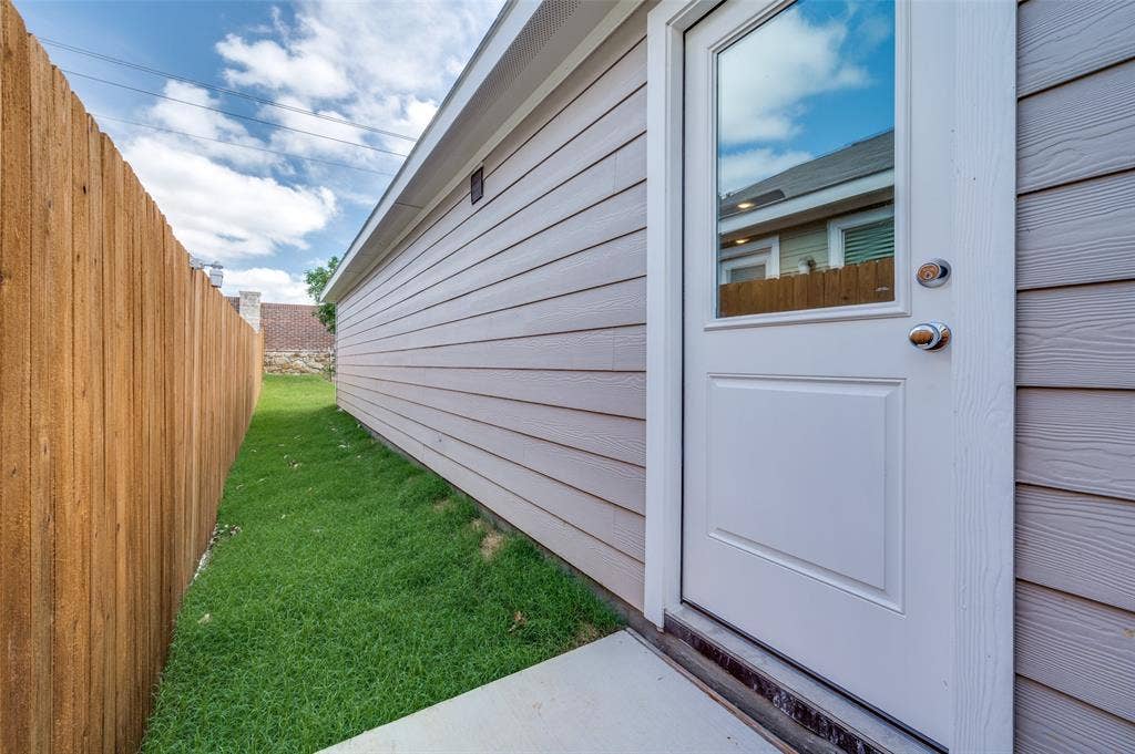 3700 Bluebird Lane, McKinney, TX 75071 Property entrance featuring a yard