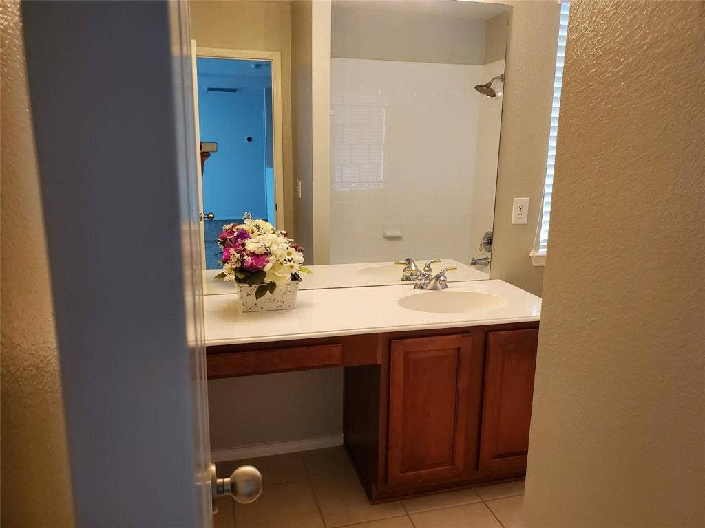 2077 Sleepy Hollow Trail, Frisco, TX 75033 Bathroom featuring vanity and tile patterned flooring