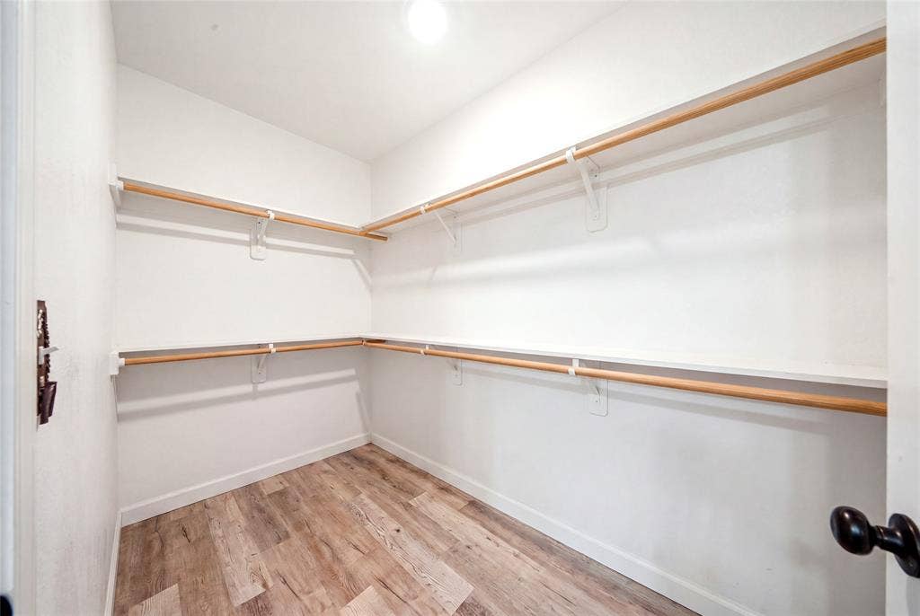 Primary walk in closet